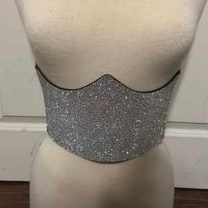Rhinestone corset
